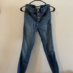 Madewell high rise cropped
